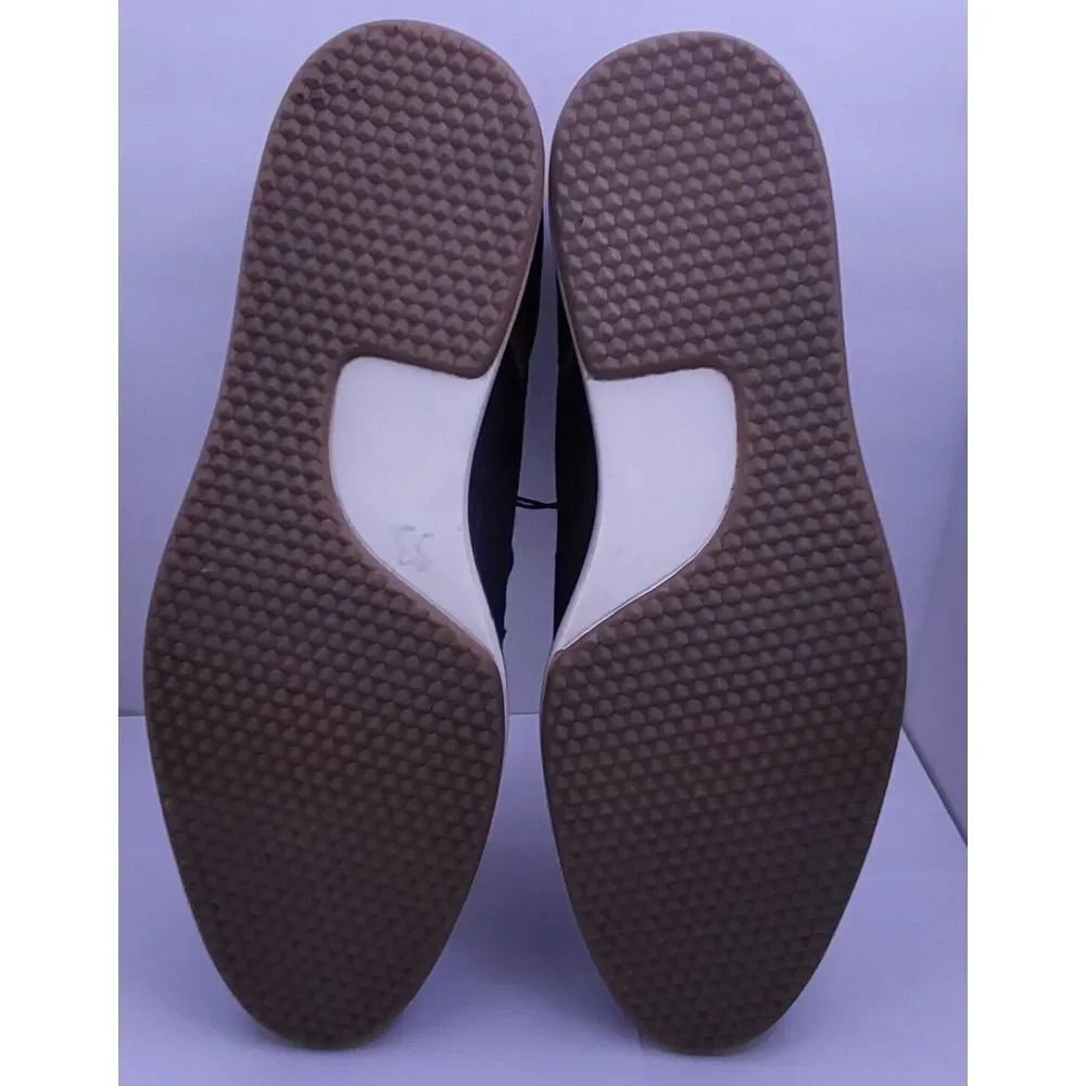 New Madden M-Dynamo Black/Navy Denim Dress Shoes Mens‎ - Size 9